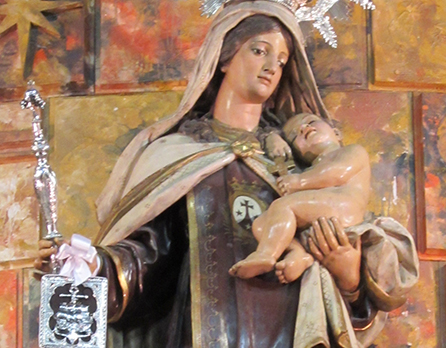 Mes de julio con la Virgen del Carmen en Burgos